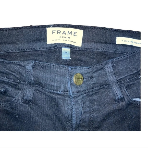 FRAME Black LeSkinny Jean  Sz: 26 - Picture 13 of 14